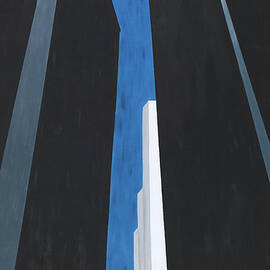 City Night - Urban landscape with skyscrapers by Georgia O'Keeffe