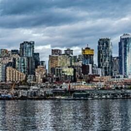 City Skyline Seattle Washington by Tommy Farnsworth