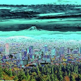 Cityscape of Portland by Bruce Block