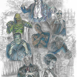 Classic Movie Monsters by Daniel Ayala