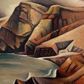 Cliffs at Second Valley by Dorrit Black