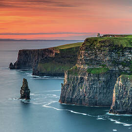 Cliffs of Moher Sunset, Co Clare by Adrian Hendroff
