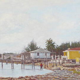 Cloudy Day In Cooper's Town - Abaco, Bahamas by Ritchie Eyma