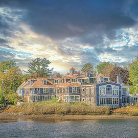 Cloudy Skies in Kennebunkport  by Penny Polakoff