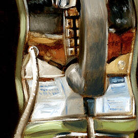 College Street Payphone Painting Old Phone Artwork by Tommervik