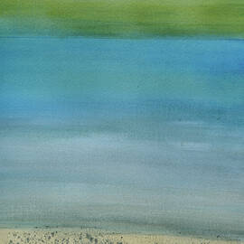 Color Field Hawai'i Salt and Pepper Beach by Elizabeth Reich