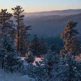 Colorado Foothills Winter Sunrise by Cascade Colors