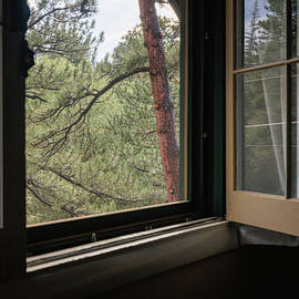 Colorado - View thru window after rain by Robert Niemeier