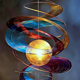Colorful Abstract Light Sculpture by David Manlove