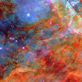 Colorful Cosmic Nebula by Stefano Senise