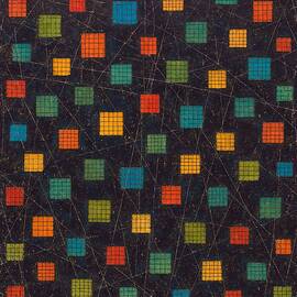 Colorful Geometric Grid Pattern by Colin Hardman