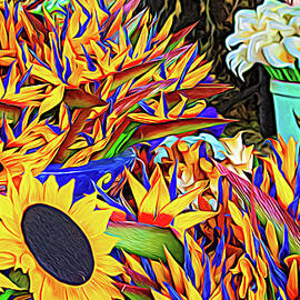 Colorful Mexico Southwestern Paper Flowers by Rebecca Herranen