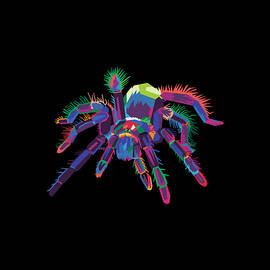 Colorful Spider Pop Art Tarantula by Flippin Sweet Gear