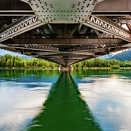Columbia River Bridge Revelstoke Canada by Tommy Farnsworth