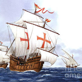 Columbus - Crossing The Atlantic by Tom McNeely