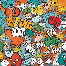 Comic book pattern by Andre Petrov