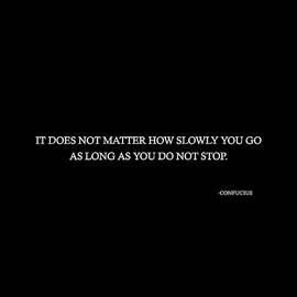 Confucius Quotes 02 - Minimal Typography - Literature Print - Black by Studio Grafiikka