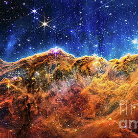 Cosmic Cliffs in the Carina Nebula - NIRCam Image by Stefano Senise