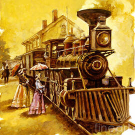 Countess of Dufferin Locomotive by John Swatsley