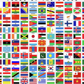Country flags of the world by Craphe Studio