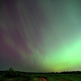 Countryside Aurora by Russell Wells