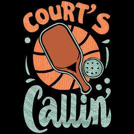 Courts Callin Pickleball Retro by Flippin Sweet Gear