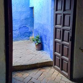 Courtyard Exit, Santa Catalina Monastery, Arequipa, Peru by Travel Essayist