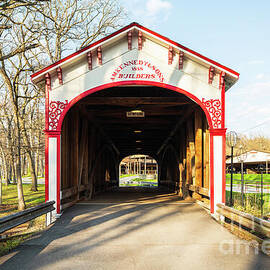 Covered Bridge in Crown Point Indiana by Paul Velgos