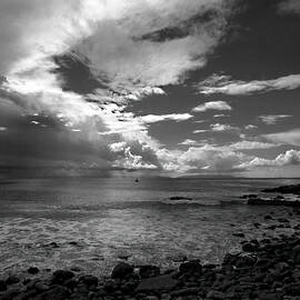 Crab Boats and Clouds by Joe Schofield