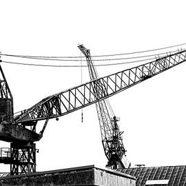 Cranes of Cockatoo Island Warameah 4 by Richard Reeve