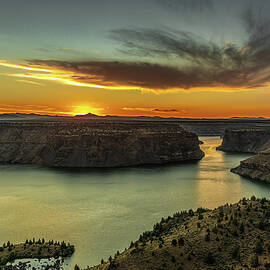 Crepuscular Canyon Views by Tim Lyden