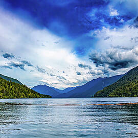 Cressant Lake Olympic Penninsual Washington USA by Tommy Farnsworth