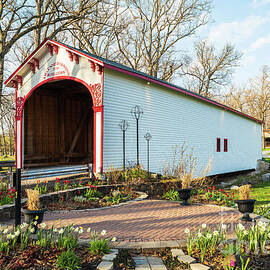 Crown Point Indiana Covered Bridge by Paul Velgos