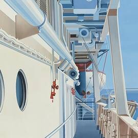 Cruise Ship I.  by Edmund Lewandowski by Edmund Lewandowski