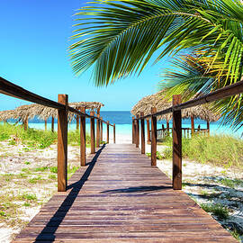 Cuba Fuerte Collection - Way to the Beach III by Philippe HUGONNARD