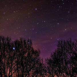 Cuivre River Night Sky by Bill and Linda Tiepelman