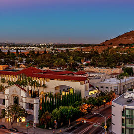 Culver City at Dusk 30 x 40 Panel 4 by Kelley King