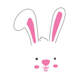 Cute Easter Bunny Face by Flippin Sweet Gear