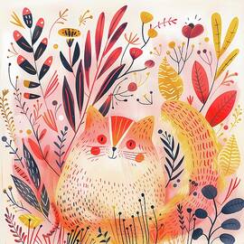 Cute_cat_illustration_with_whimsical_elements_playful_vibe_No 4 by Andre Petrov