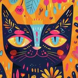 Cute_cat_illustration_with_whimsical_elements_playful_vibe_No 9 by Andre Petrov