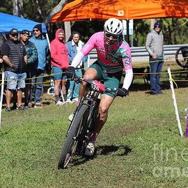 Cyclist Racing in Competition 2731 by Donn Ingemie