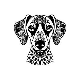 Dachshund Henna Art by Flippin Sweet Gear