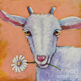 Daisy the goat by Lucia Stewart