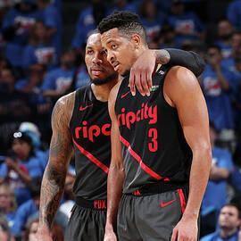 Damian Lillard and C.j. Mccollum by Joe Murphy
