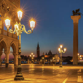 Dawn By The Doge's Palace, Venice by Adrian Hendroff