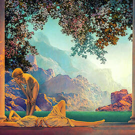 Daybreak by Maxfield Parrish Jigsaw Puzzle by Maxfield Parrish