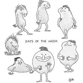 DAYS OF THE WEEK by Tom Chitty