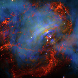 Dazzling Cosmic Nebula by Stefano Senise