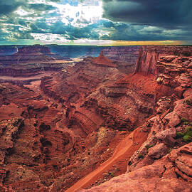 Dead Horse Point Clouds, Utah - Vertical by Abbie Matthews