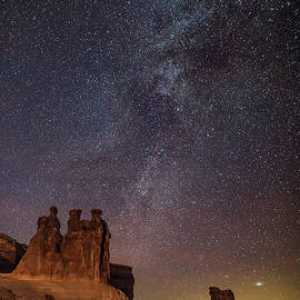December Milky Way in Arches National Park by Dan Norris